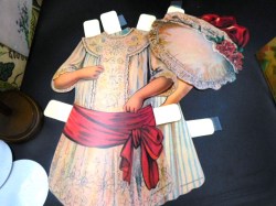 tall paper doll girl dress b
